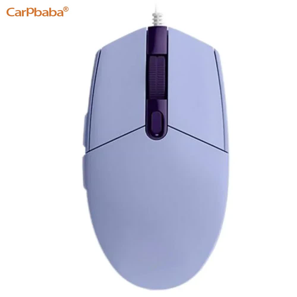 Carpbaba G102 Wired Lightweight Computer Mouse 1000dpi RGB Ergonomic Esports Gaming Mouse PC Gaming Laptop Office Accessories: PURPLE