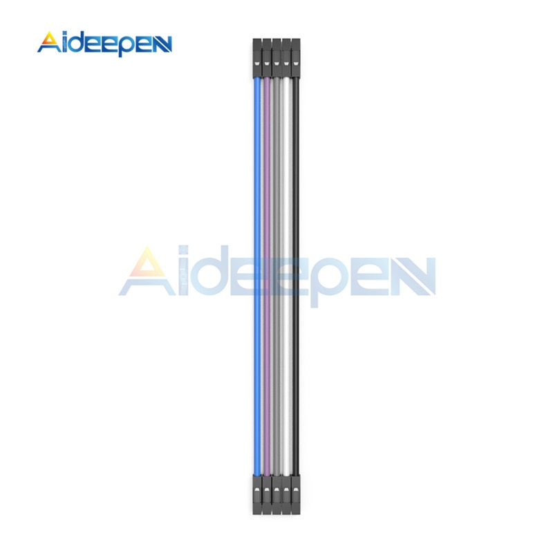 Conector de Cable Dupont para Arduino, 5 pines, 10 pines, 40 Pines, 10CM, 20CM, macho a hembra