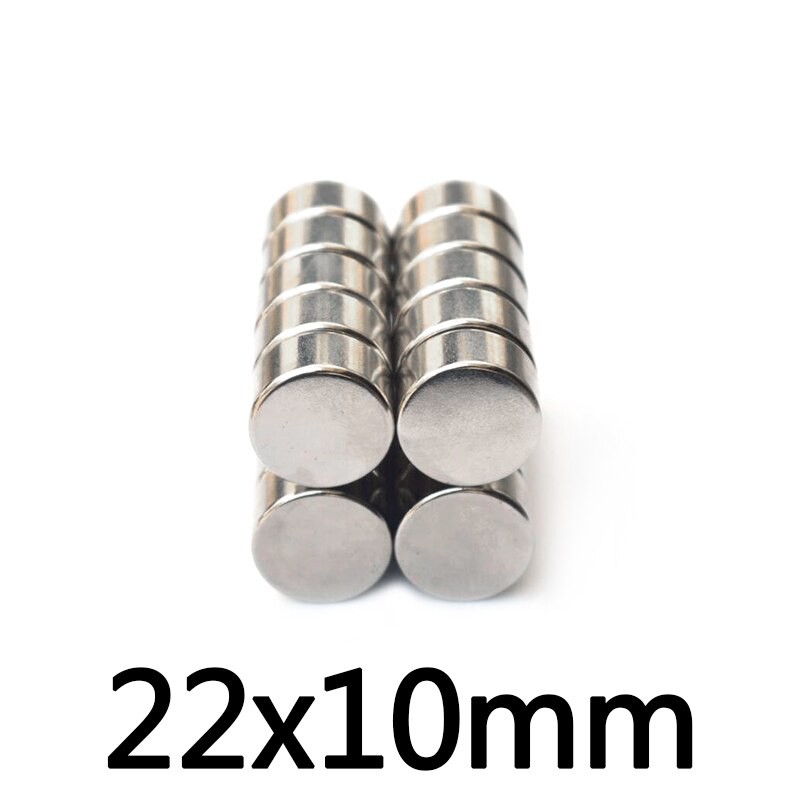 1/2/3/5/10 Stuks 22X10 Mm Ronde Magnetmagnetic Magneten 22Mm X 10 Mm Permanente Neodymium Magneet 22X10 Mm Super Krachtige Sterke 22*10 Mm