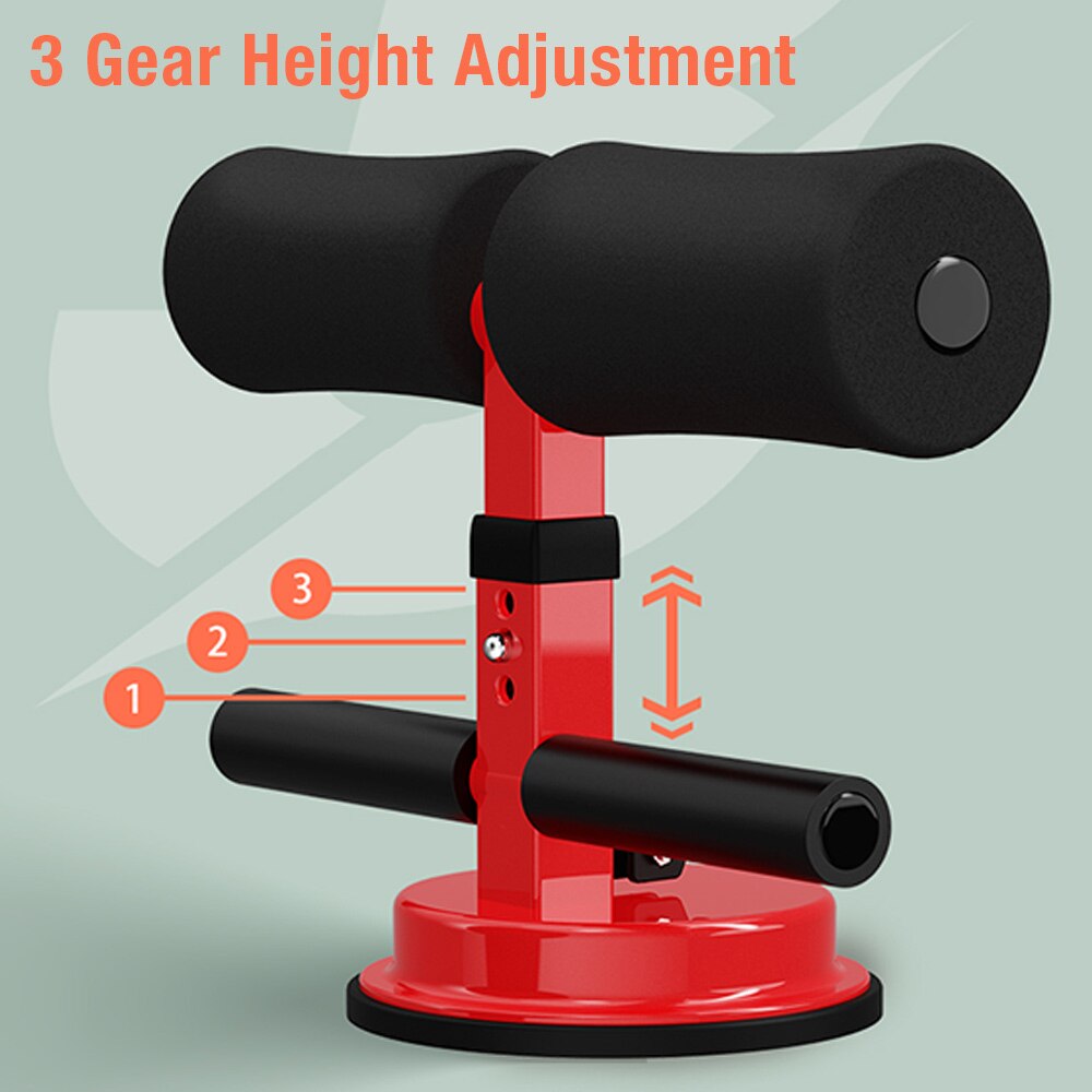 Fitness Sit Up Bar piso asistente ejercicio soporte acolchado tobillo soporte Sit-up entrenamiento equipo de entrenamiento para gimnasio en casa Gear