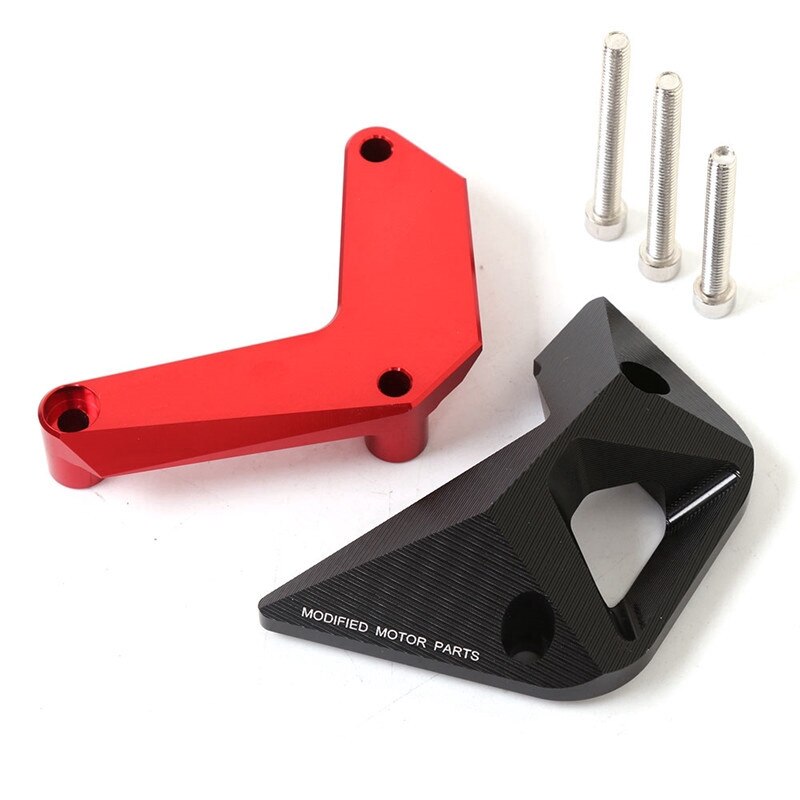 Bdj til kawasaki  z1000 z1000sx modificeret dmv dæksel anti-fald beskyttelse blok motor guard case skyder beskytter: Rød