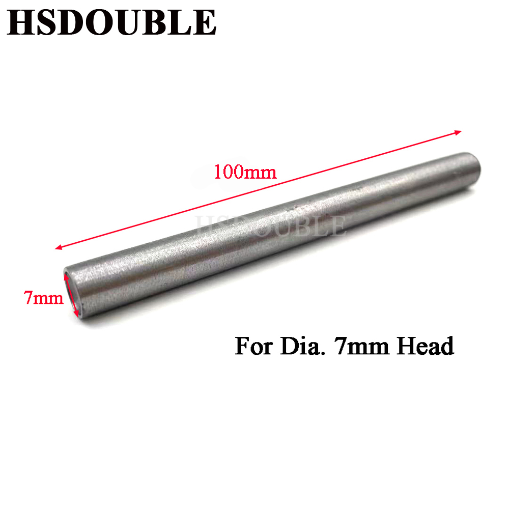 Double cap rivets setting tool single cap snap rivet punch setter hand tool Steel spike studs for leather craft garment shoe DIY: 7mm