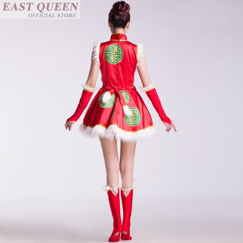 Ropa de Mongolia traje de mujeres étnico chino danza mongola ropa china danza nacional traje de folklórico de China FF095 A