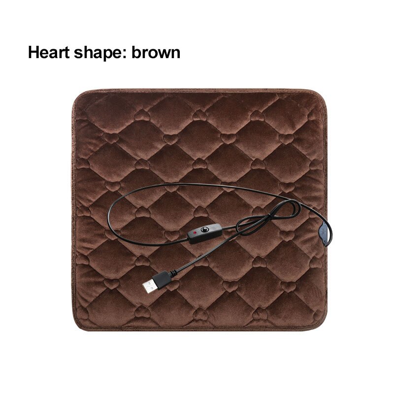 Keep Warm Car Heating Cushion Winter Car Mat Car Universal Seat Electric Heating Seat Cushion USB 5V Auto Electric Heating Seat: G