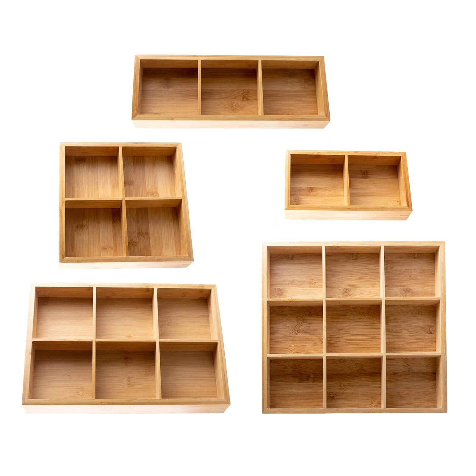 Wooden Snack Serving Tray Divided Condiment Aperitif, Light Candy Dish, Tray Compartment for Food Parties Cut Trays And