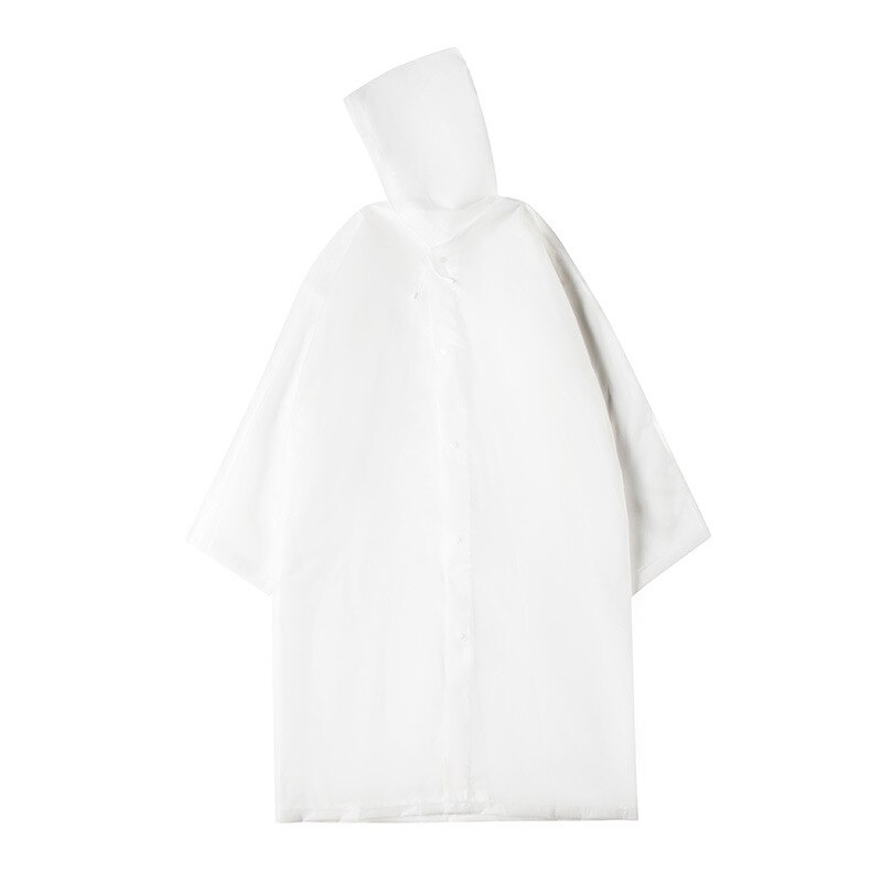 Gorro impermeable transparente de EVA para niño y niña, impermeable de EVA, impermeable para exterior, 4 colores: Blanco