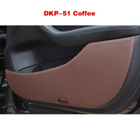 CMC Brilliance V3 V5 V6 V7 H3 H220 H230 H230EV H320 H330 H530 Karry K50 K60 Leather car door Anti-Kick pad mats protector: Gold