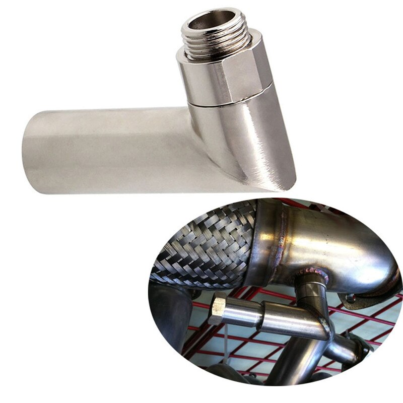 CARPRIE O2 Oxygen Sensor Angled Extender Spacer 90 degree 02 Bung Extension M18 X 1.5 Sensor Adapter je4