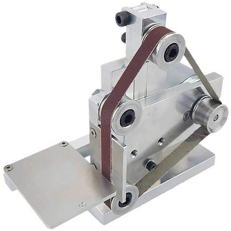 Mini amoladora lijadora de banda eléctrica pulido DIY abrasivo máquina multifuncional con herramientas lijado cinturones y llaves