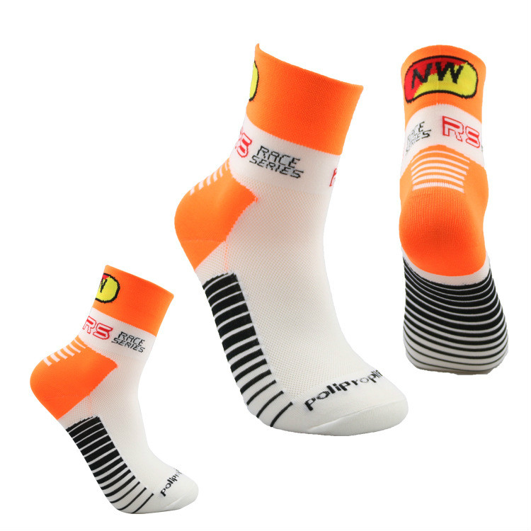 Summer Men Cycling Running Socks High Elasticity Socks Breathable Quick Dry Socks fit 40-45