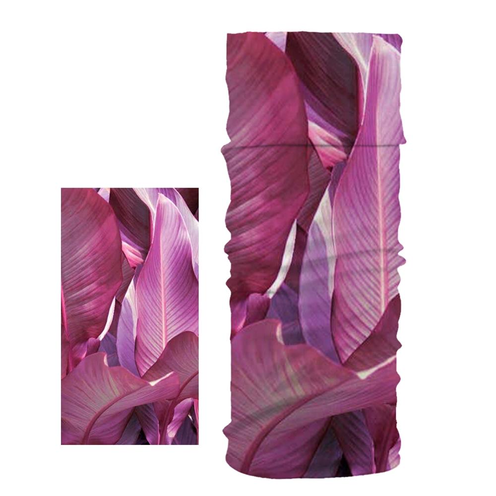 Dessin animé vert plante motif Bandana écharpe tête/visage/masque/cou double usage Tube magique foulard cyclisme en plein air Sport chapeaux