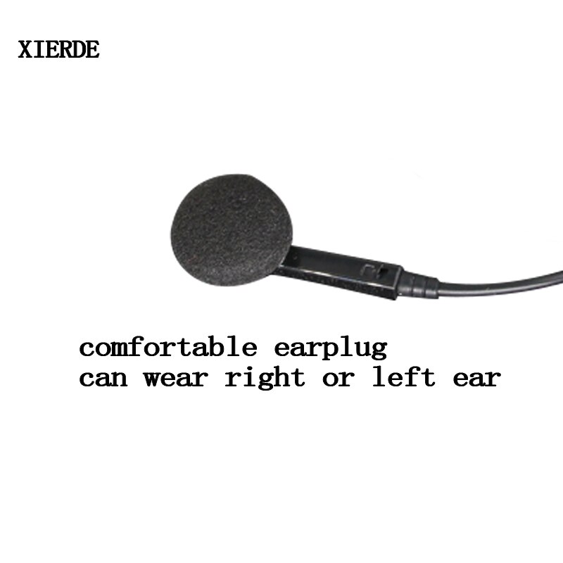 XIERDE Für Motorola 1Stift Mic Headset MTP850 MTH850 Radio in-ohr Hörer MTH800 MTP850 MTS850 MTH600 Ohrstöpsel