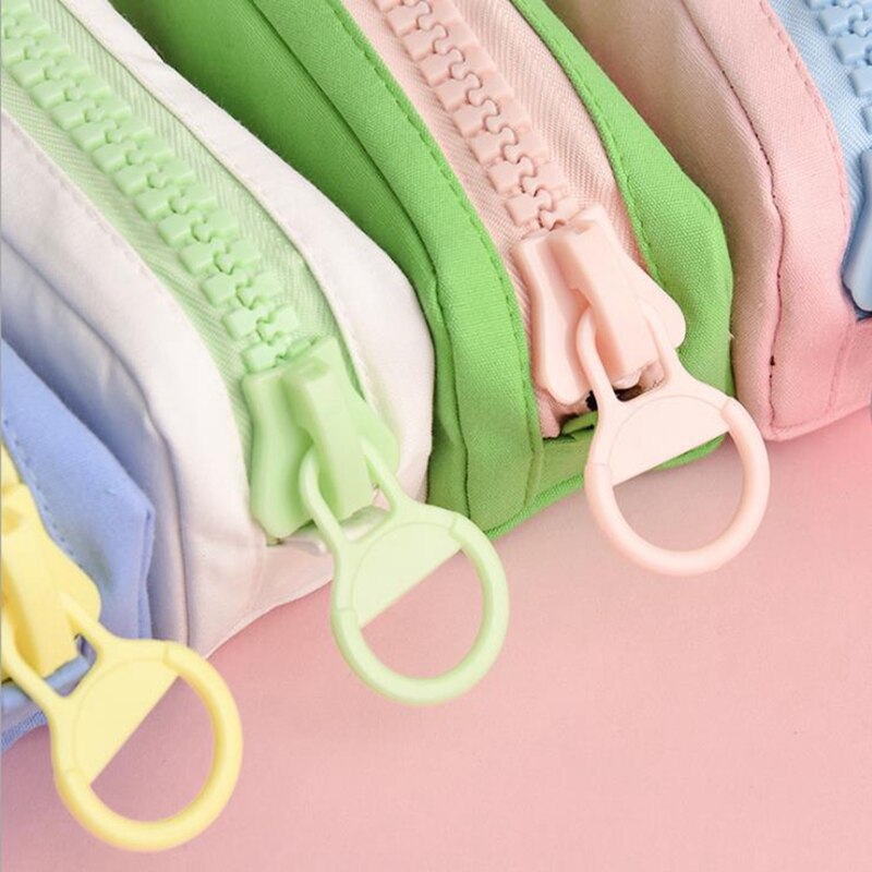 Grote Rits Etui School Etui Voor Meisjes Jongens Canvas Fruit Potlood Tas Leuke Pen Box Schoolbenodigdheden Student briefpapier