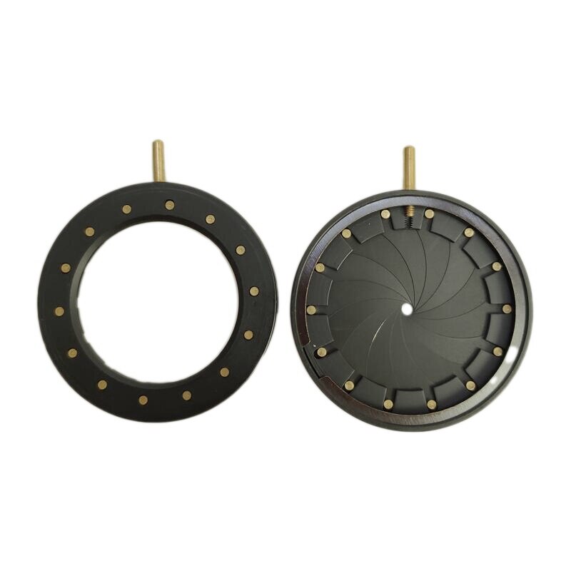 1.5-25Mm Aperture Variable Optical Iris Diaphragm Camera Light Condenser Microscope Accessory 14 Blades