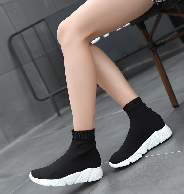 Sport & Unterhaltung High Top Atmungsaktive Fliegen Socke Stiefel Sport Männer Frauen Stretch Turnschuhe Flache Laufschuhe Sneaker