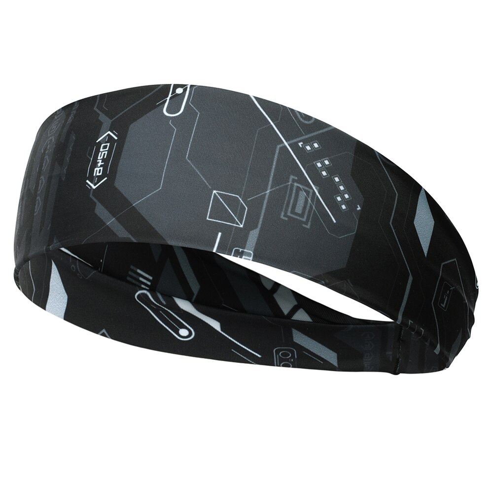 Bandeau élastique de sport, Yoga, Fitness, Gym, cyclisme, basket-ball, athlétisme, pour hommes, été: 08