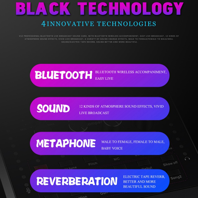 -Sound Card Audio External USB for Headset Microphone Live Broadcast for Audio Stereo Music Recording