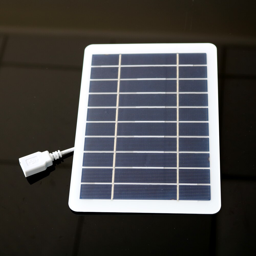 5 V 4 W 800mA Output Microusb Outdoor Batterij Oplader Usb Vrouwelijke Poort Zonnepaneel 5 V 4 W Lading regulators 3.7V 18650