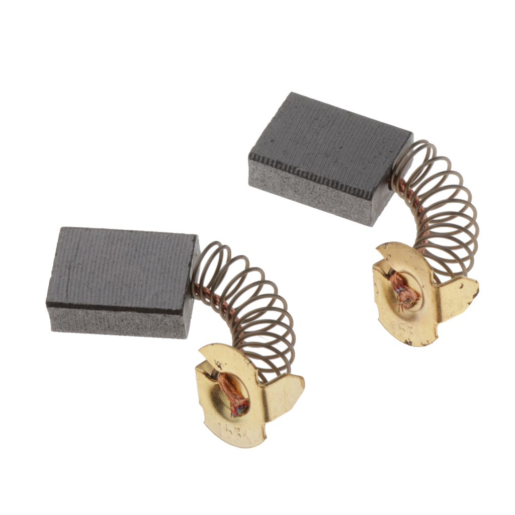 Cepillos de carbono para amoladora, piezas de bricolaje, suministros de herramientas, 1 par, 6,5X13,5X18mm
