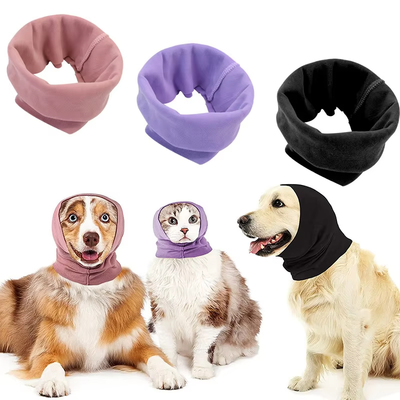 Hundepflege-Ohrenschützer, winddicht, Geräuschunterdrückung, Elastizität, weicher Schal, Welpe, Katze, warmes Stirnband, Ohrabdeckung, Haustier-Hunde-Zubehör