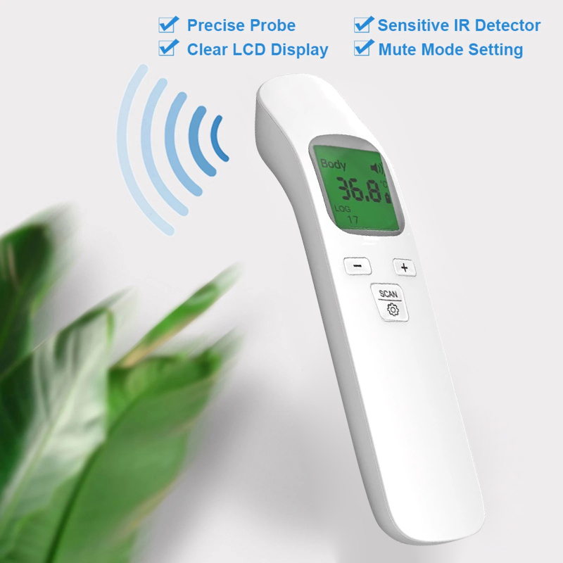 Forehead Thermometer Non-Contact Infrared Thermometer Body Temperature Home Digital Infrared Fever Measure Tool for Baby Adults