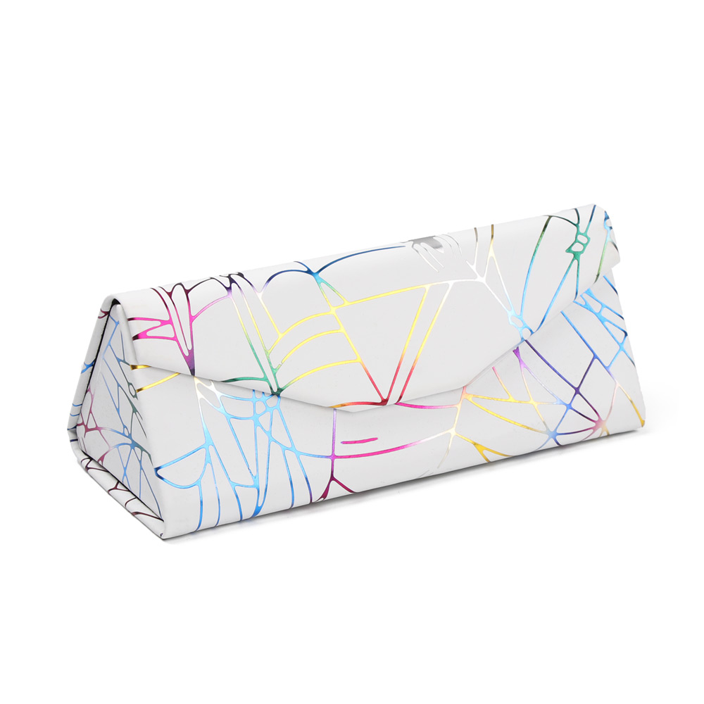 Foldable Sunglasses Case Transparent Korea Cloth Glasses Box Ecofriendly Eyewear Eyeglasses Protector Container For Sunglasses: white