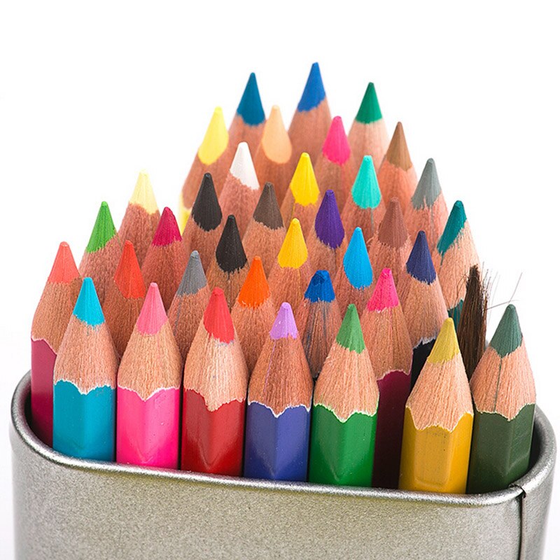 12/24/36/48 Kleuren Aquarel Potlood Water Oplosbare Gekleurde Tekening Potloden Kunstenaar Schilderij Schetsen Voor Kunst School Supplies