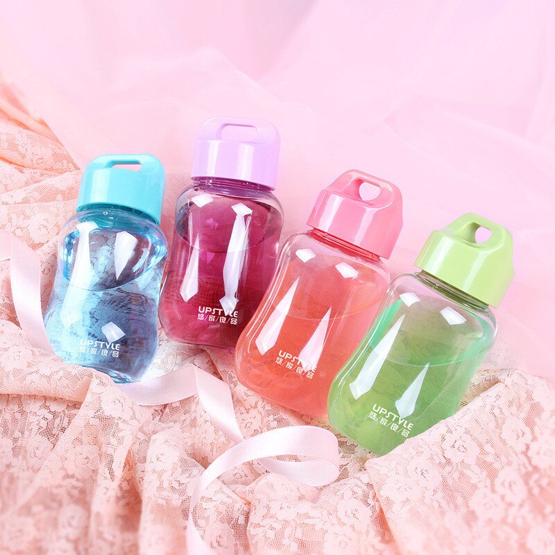 180ml mini søde flasker til børn børn bærbar lækagesikker lille plastik vandflaske bpa freb bærbar skole