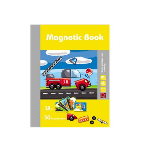 Wooden Magnetic Puzzle Board - Face Changing Expression Game - Educational Toy for Kids
