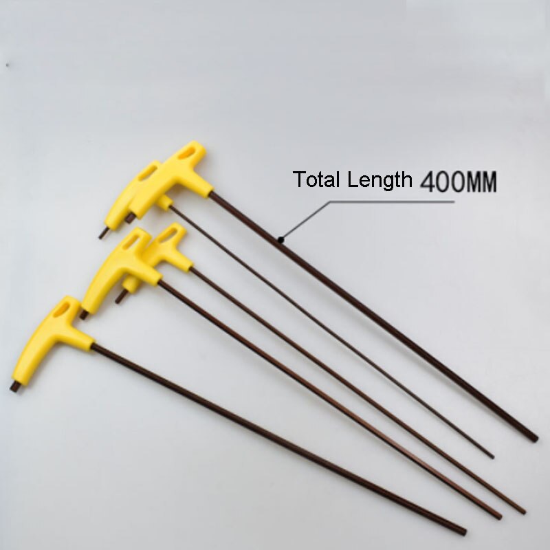 1PCS T-Handle Hex Key Wrench 400mm Flat/Ball head Hex Socket Screwdriver Universal Double-end Wrench Allen Screws Tools
