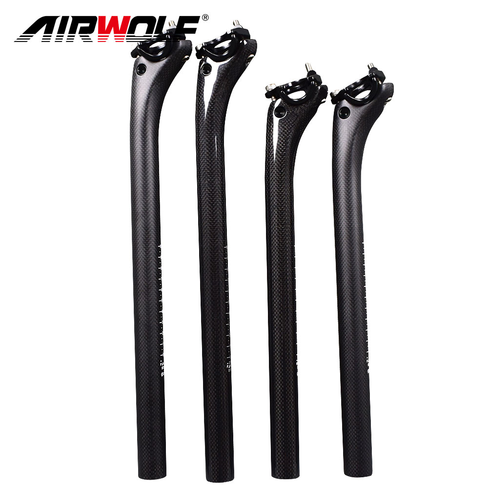 neue Carbon Sattelstütze 27,2 30,8 31.6*350-400mm Voll Carbon Mtb Straße Mountainbike Sattelstütze Oem china Fabrik Verkäufe Bike Teile