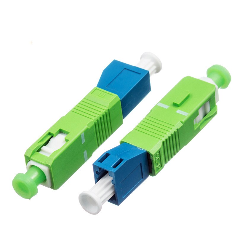 SC APC Male to LC UPC Female Hybrid Fiber Optic Adapter Fiber Connector SC-LC Singlemode Optical Adaptor