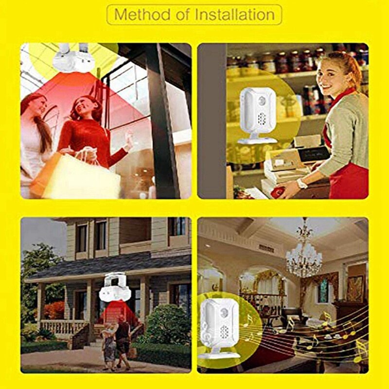 Solidpin Driveway Motion Sensor Alarm Chime, Professional Wireless - View #3