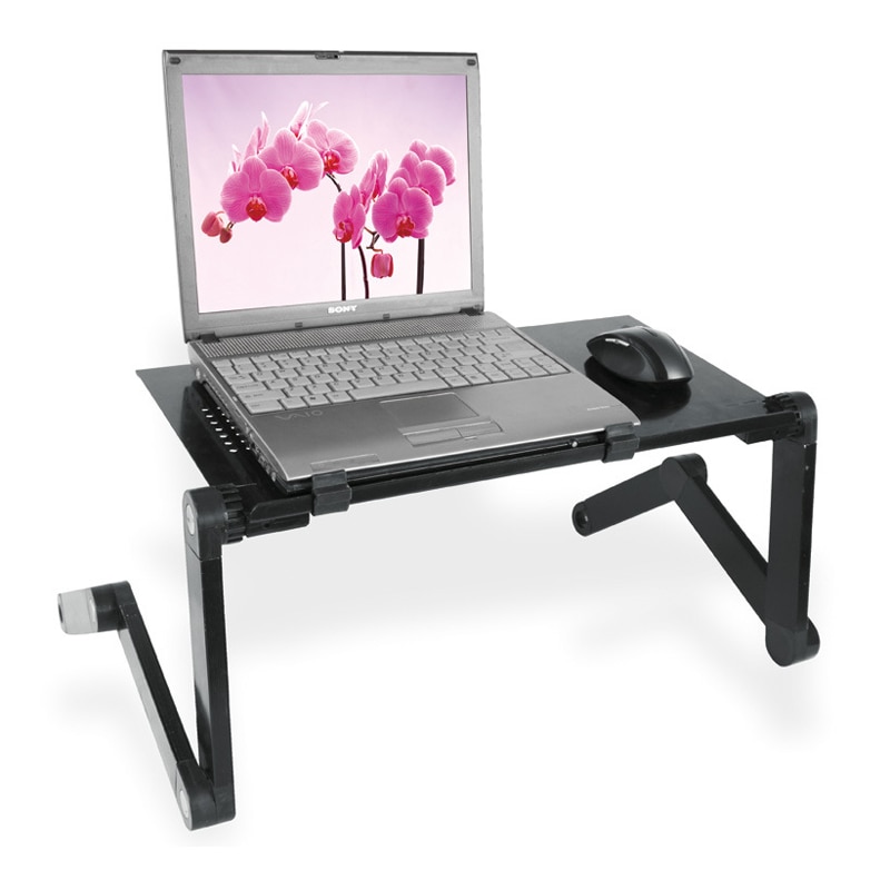 Portable ordinateur Portable Bureau debout pour lit canapé ordinateur Portable Table pliante ordinateur Portable Bureau avec tapis de souris pour Bureau Meuble Bureau