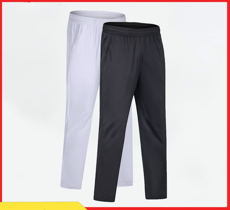 Pantalons de sport hommes été décontracté droite mince pantalons de gymnastique Sports de plein air en cours d'exécution Fitness pantalons hommes