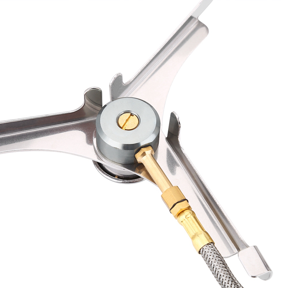 Barbecue Grill Picnic Camping Stove Split Converter Connector Gas Tank Adapter Outdoor Tripod Gas Stove Connector Gas Furnace