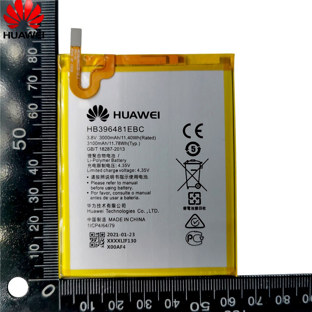 Batterie de remplacement, 3000mAh, pour Huawei ASCEND G7 PLUS HONOR 5X y6ii GR5 5A G8 G8X RIO L03 UL00 TL00 AL00, Original
