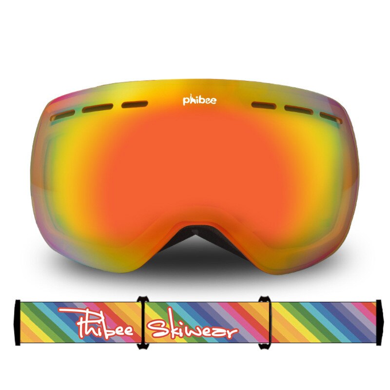 Skibrillen heren dames kinderen brillen snowboard anti-condens grote skimasker sneeuwbril skiën dubbel  uv400 bescherming buitensport