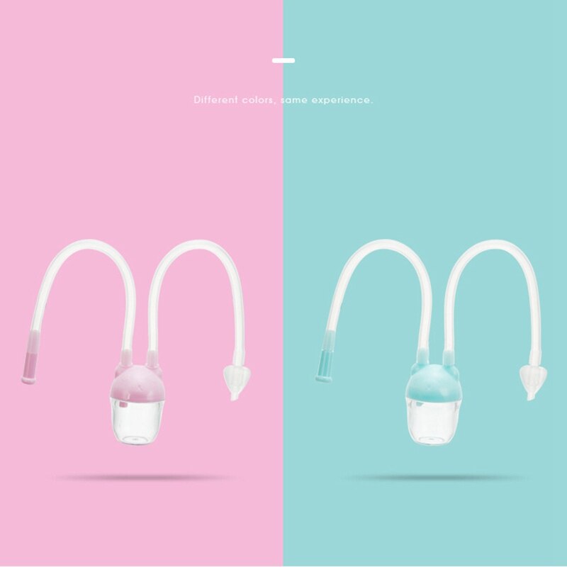 2Pcs Baby Nasale Zuig Snot Mond Zuig Katheter Kinderen Neusreiniger Neus Sucker Tool