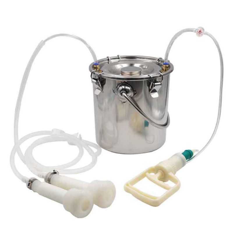 Manual Pulse Electric Milking Machine Stainless Steel with Adjustable Suction 95AA