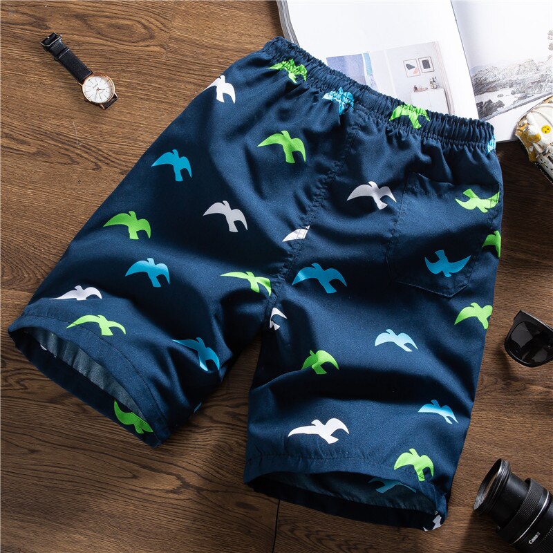 Mode Zomer Strand Shorts Board Surf Seagull Mannen Sneldrogende Shorts