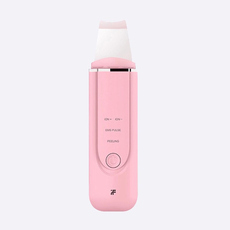 Xiaomi Inface Facial Cleansing Brush Vacuum Blackhead Remover Ultrasonic Ion Cleansing Skin Scrubber: Pink1