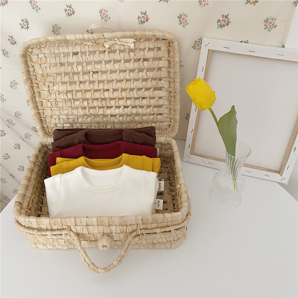 Kinderen T-shirt Baby Jongens Meisjes Lange Mouw T-shirt Effen Katoen Tops Herfst Winter O-hals Shirts Baby Flexibele T-shirts