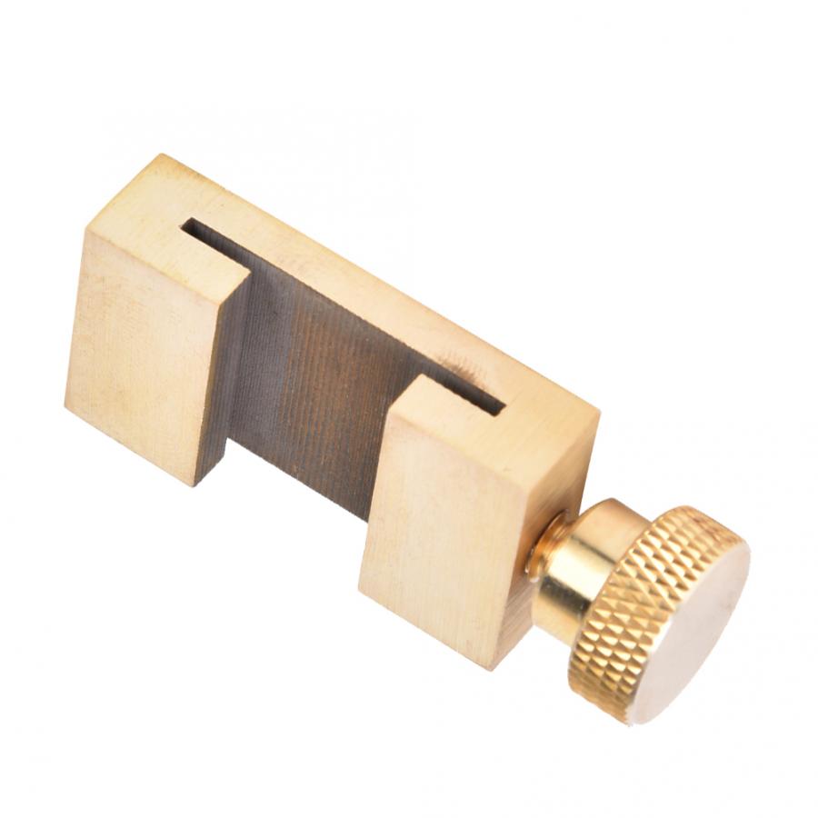 Brass Ruler Locating Block Woodworking Marking Locator Angle Scriber Carpenter Location Line Scriber Block Gauge Measuring Tools