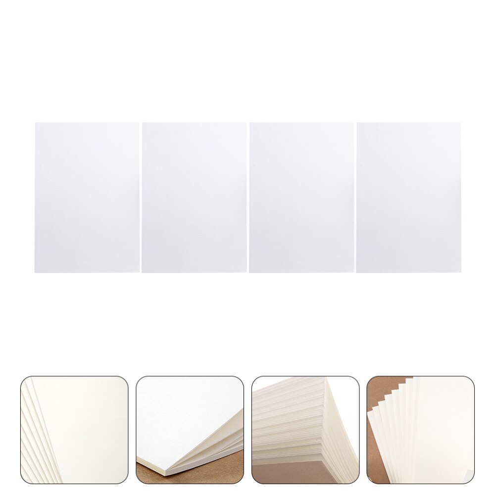 4 Pcs Durable Portable Writing Notebook Scratch Paper Draft Paper for Boys Girls Students