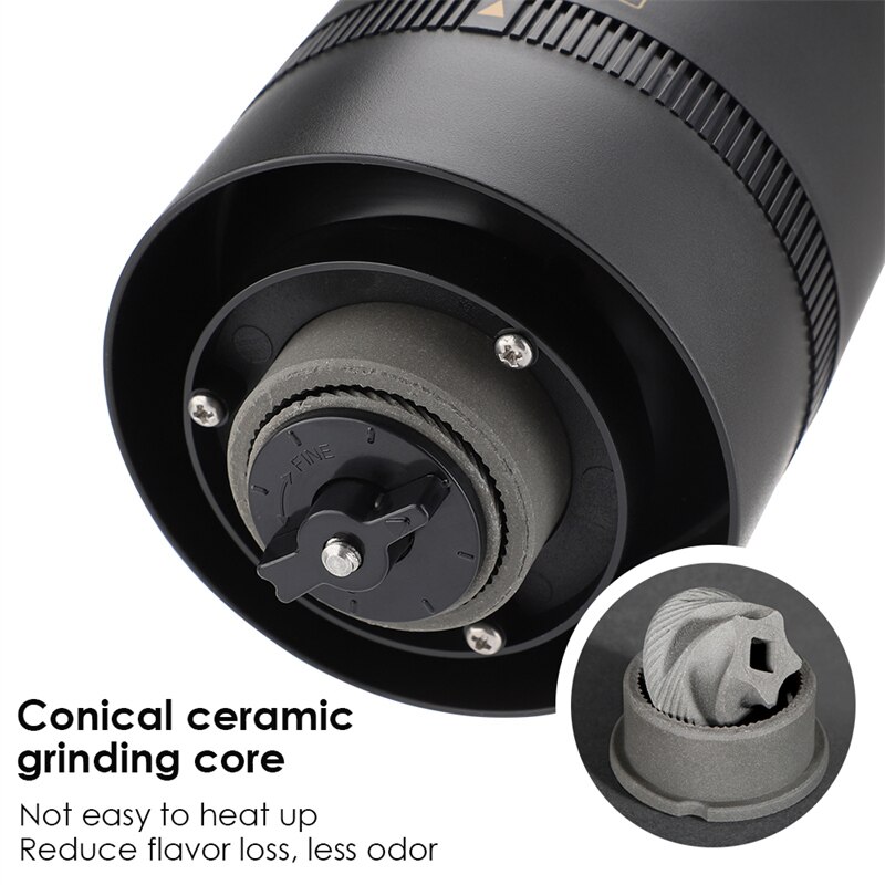 Mini Electric Coffee Grinder Automatic Coffee Machine Portable Coffee Beans Grinder Machine USB Nuts Herbs Grains Mill For Home