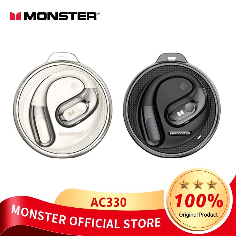 Monster AC330 auriculares Bluetooth 5,4 OWS auriculares inalámbricos con micrófono impermeable IPX5 llamada reducción de ruido auriculares 8H tiempo de reproducción ﻿