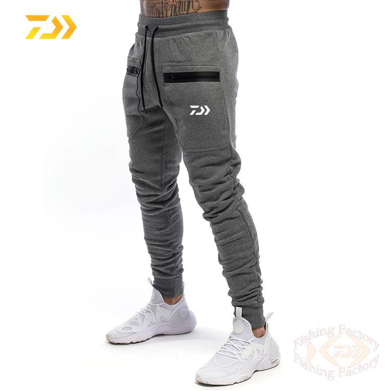 Mannen Herfst Winter Daiwa Joggingbroek Fitness Heren Kleding Broek Sport Vissen Kleding Casual Vissen Broek Broek Mannen