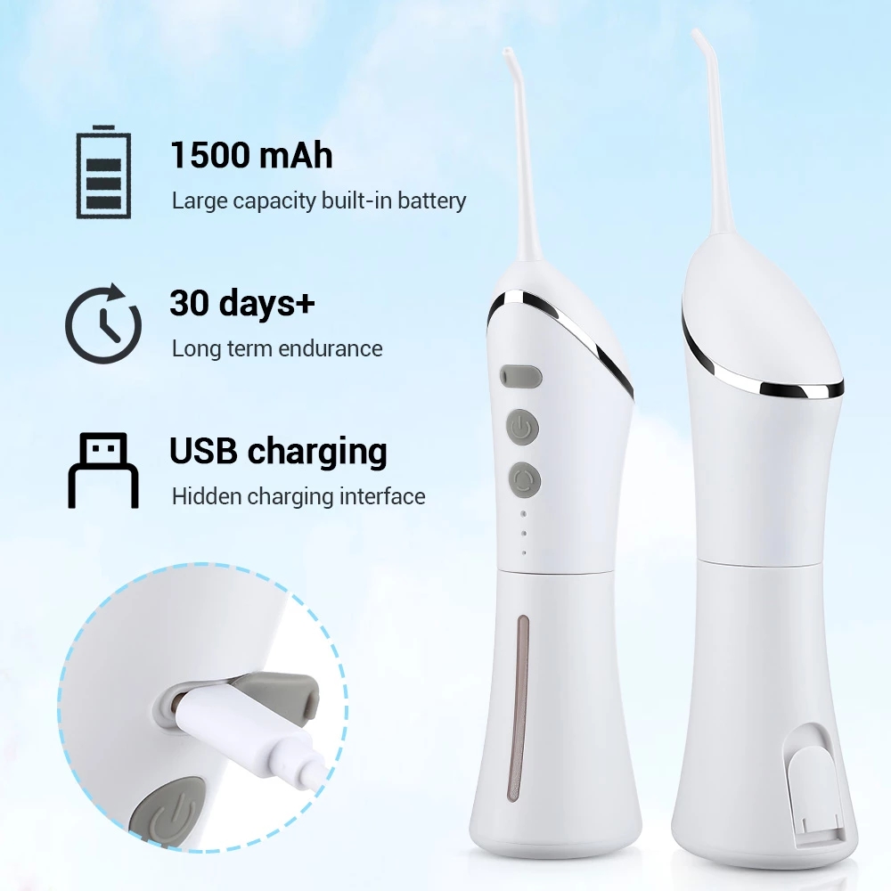 XIAOMI-irrigador Dental con chorro de agua, limpieza Dental, blanqueamiento Dental, impermeable, lavadora bucal, hilo Dental