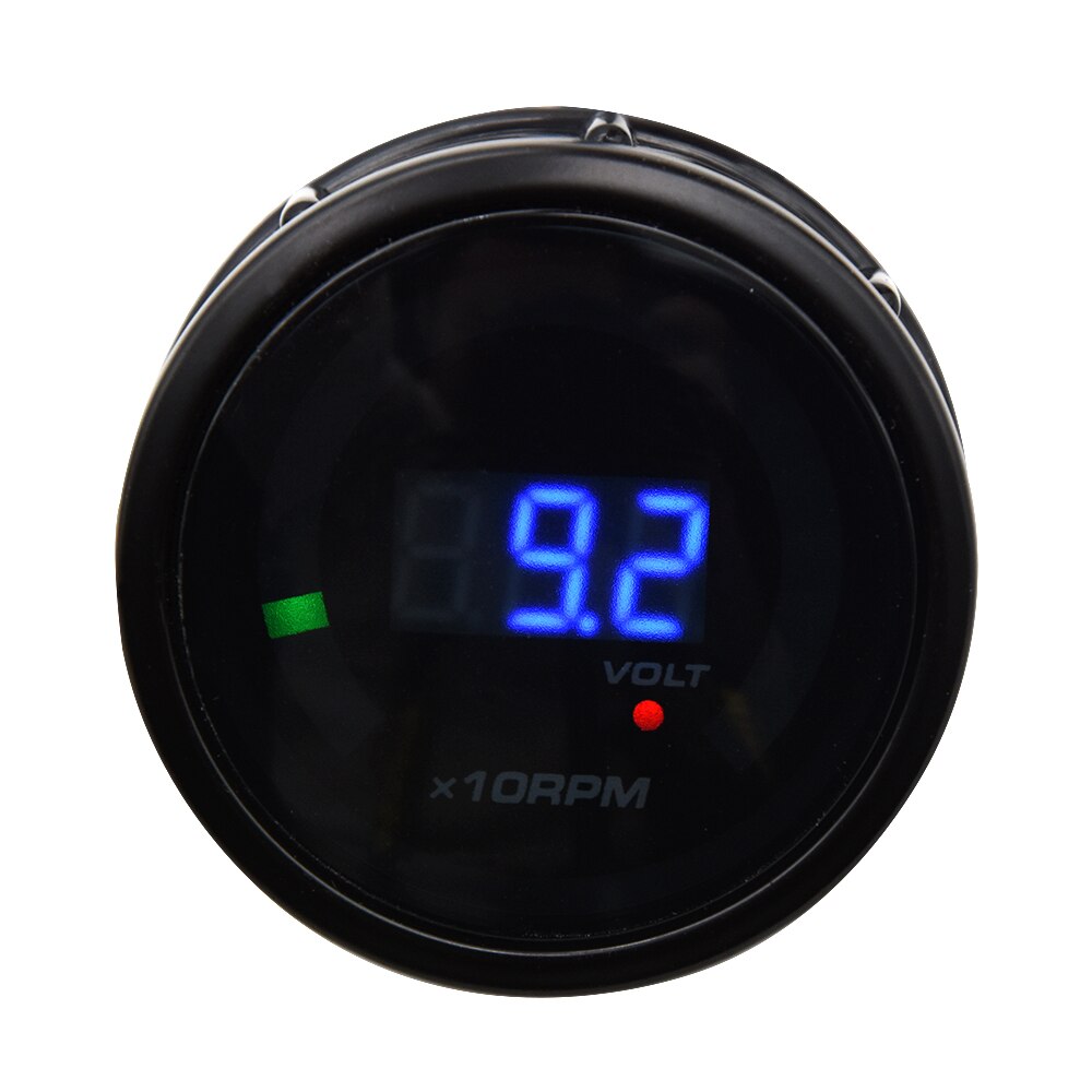 Tachometer 52mm Car Engine Rev Counter Tacho Pointer Gauge Meter 0-9990 RPM LED DC 12V Mini Auto Parts Motorcycle Accessories